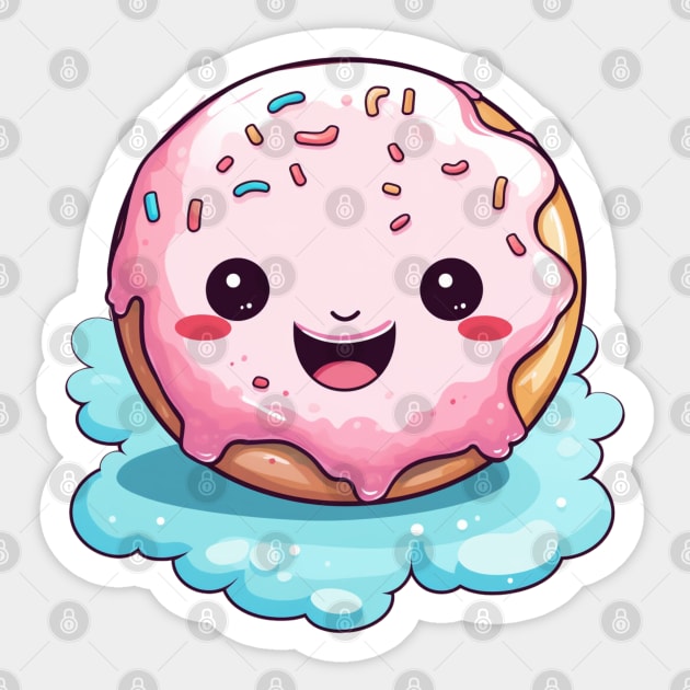 Cute Donut Sticker by Prism Chalk House